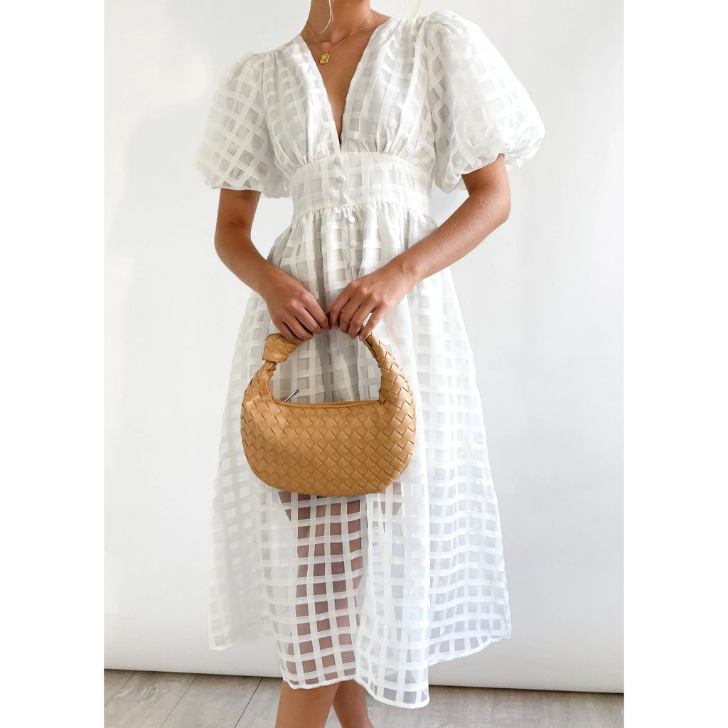 Women's Lantern-Sleeve Dress