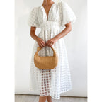 Women's Lantern-Sleeve Dress