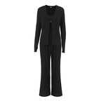 Knitted Long Pajamas Lingerie