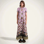 Women's Satin Short Sleeve Dress