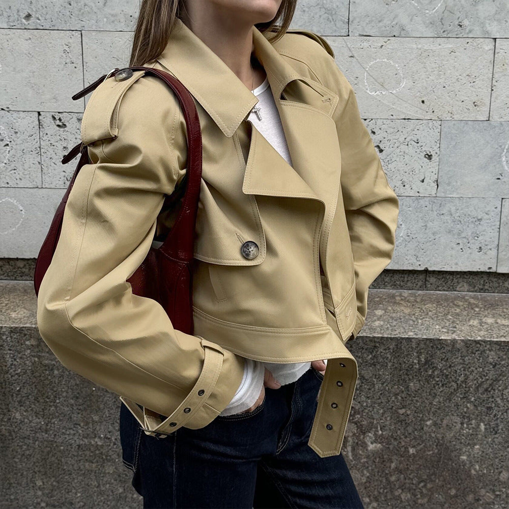 Women's Short Trench Coat