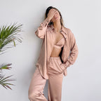 Collared Shirt Pajamas Lingerie