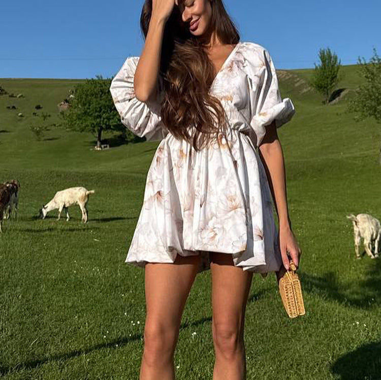 Women's Backless Summer Dress