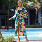 Rayon Belt Cover Up Swimwear
