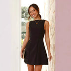 Women's Sexy Women Clothing Turtleneck Backless Dress