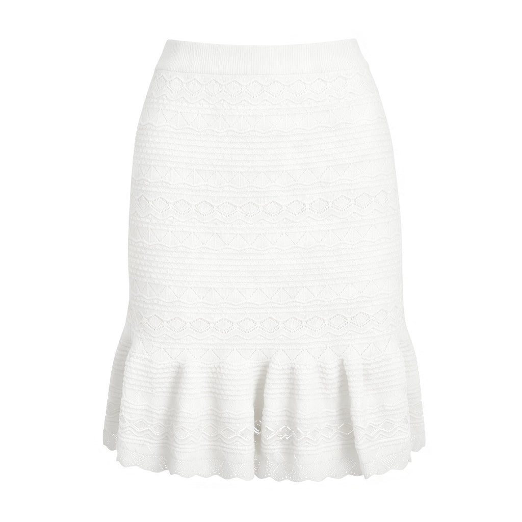 White skirt