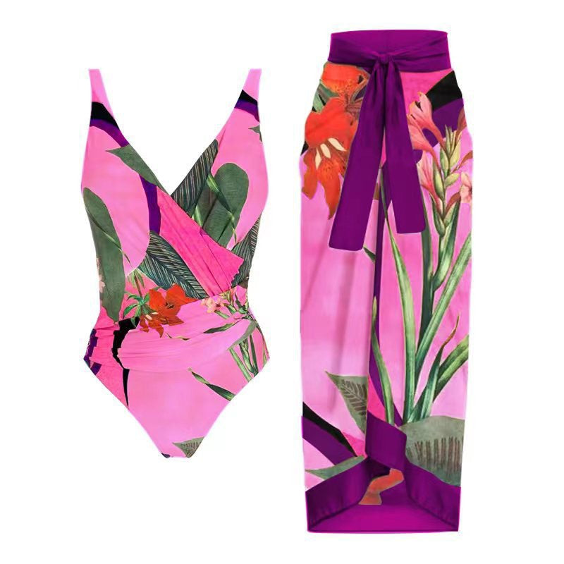 Purple Bottom Two-Piece Suit