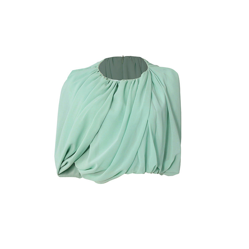 Summer Casual Irregular Asymmetric All Match Top Women