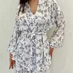 Artificial Silk Pajamas Lingerie