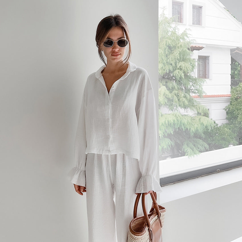 White Pajamas Lingerie