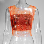 V-neck Fluorescent Orange