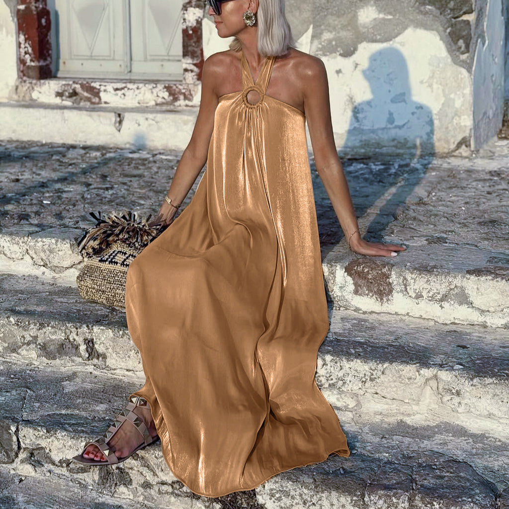 Women's Lace Backless Dress