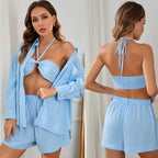 Women's Office Casual Coordinated Three-Piece Set