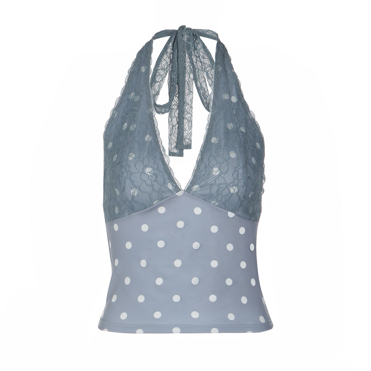 Women Clothing Summer Sexy Lace Printed Polka Dot