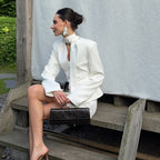 Blazer & Hip Skirt Set
