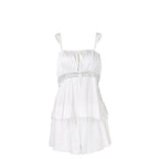 Women's Lace Strap Two-Piece Pajama Set