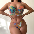 Tropical Floral Bikini Swimwear