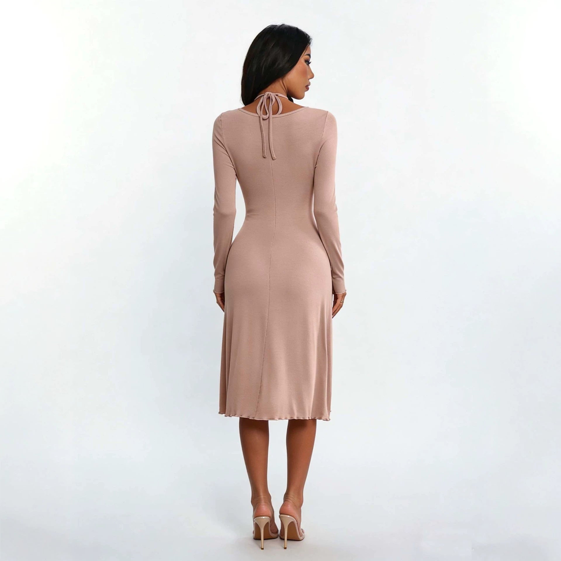 Women's Halter Midi Dress