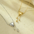 Women's Heart Tassel Necklace
