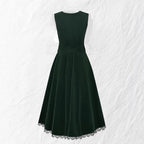 Spring Summer Women Clothing Wild Elf Vintage Vest Lace Skirt Set