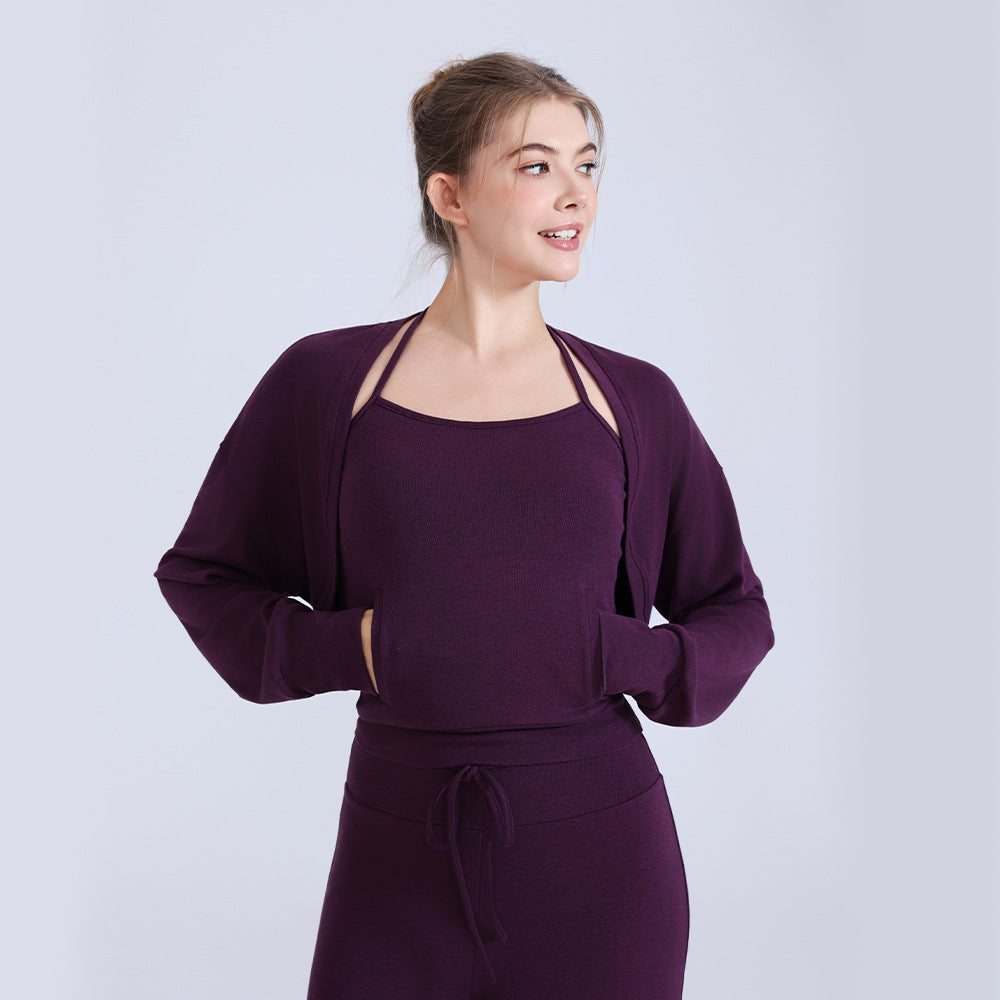 Women's Brushed Long-Sleeve Sports Top