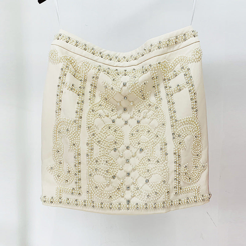 Goods Stars Embellished Beads Diamond Metal Sheet Halterneck Vest Top Dress