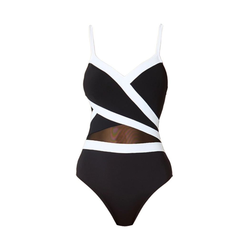 swimsuit with shoulder straps