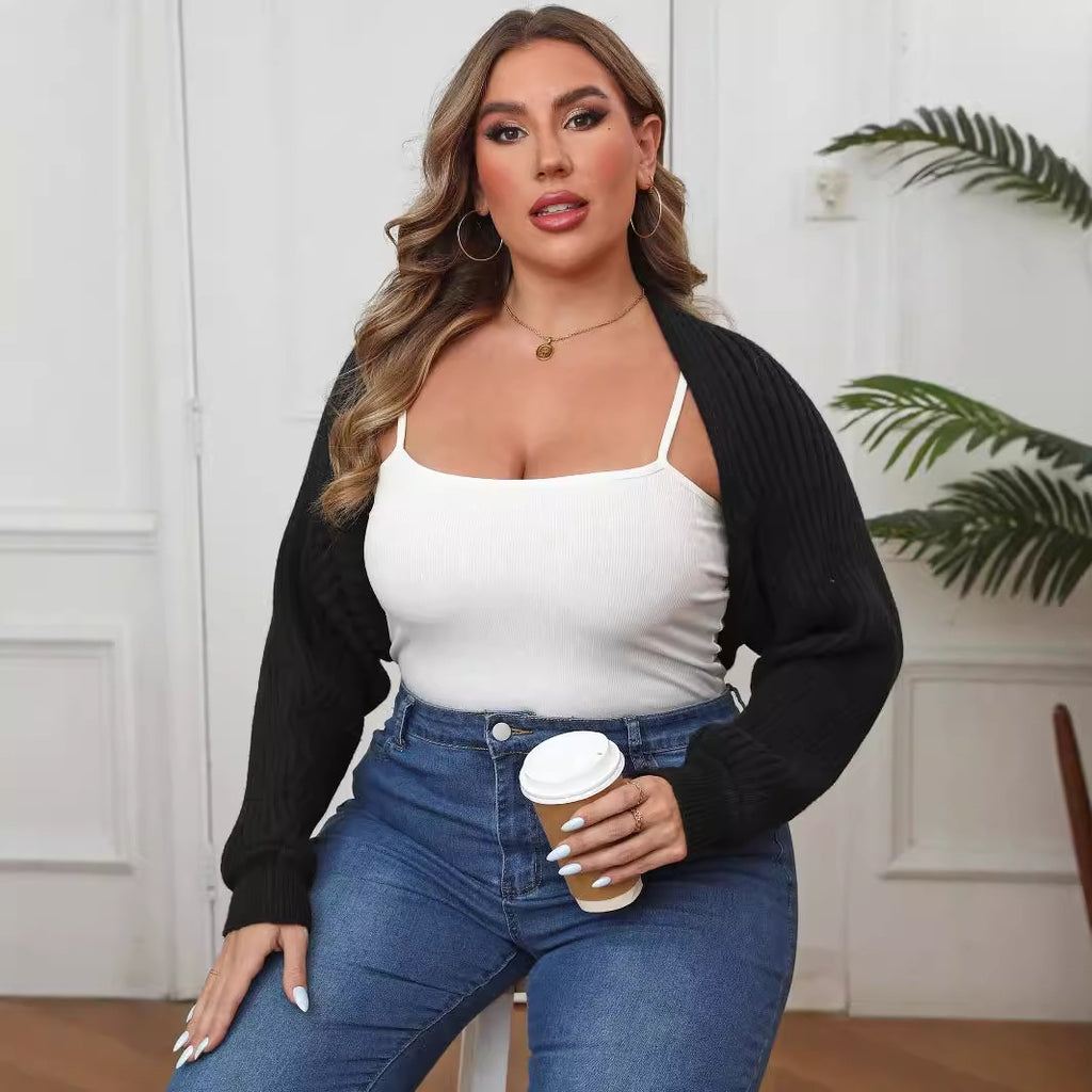 Plus Size Women Sweater Cardigan Irregular Asymmetric Coat Overclothes Casual Outerwear Sweater