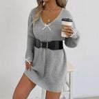 Women's Deep V Dress