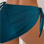 Three Solid Bikini Swimwear