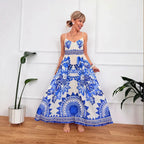 Women's Positioning Printed Dress