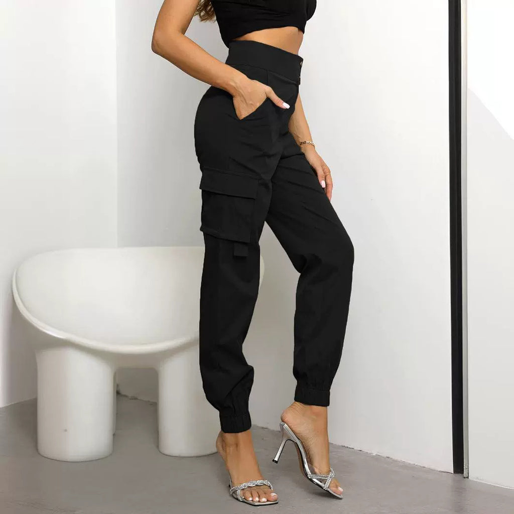 Casual Flip Pocket Side Pants