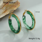 Green Earrings