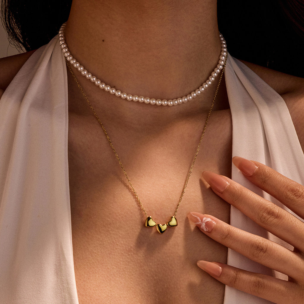 Pearl Heart Necklace
