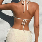 Ladies Solid One-piece Swimwear