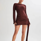 Women's Short Knitted Mini Dress