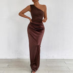 Women's Autumn One-Shoulder Skirt Two-Piece Set
