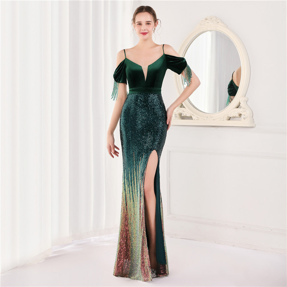 blackish green