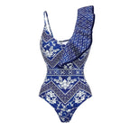 Shoulder One-piece Swimwear
