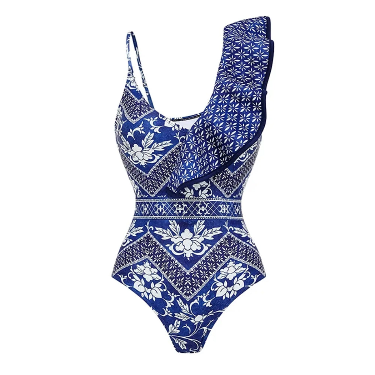 Shoulder One-piece Swimwear