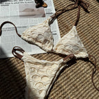 Backless Mesh Bikini Swimwear