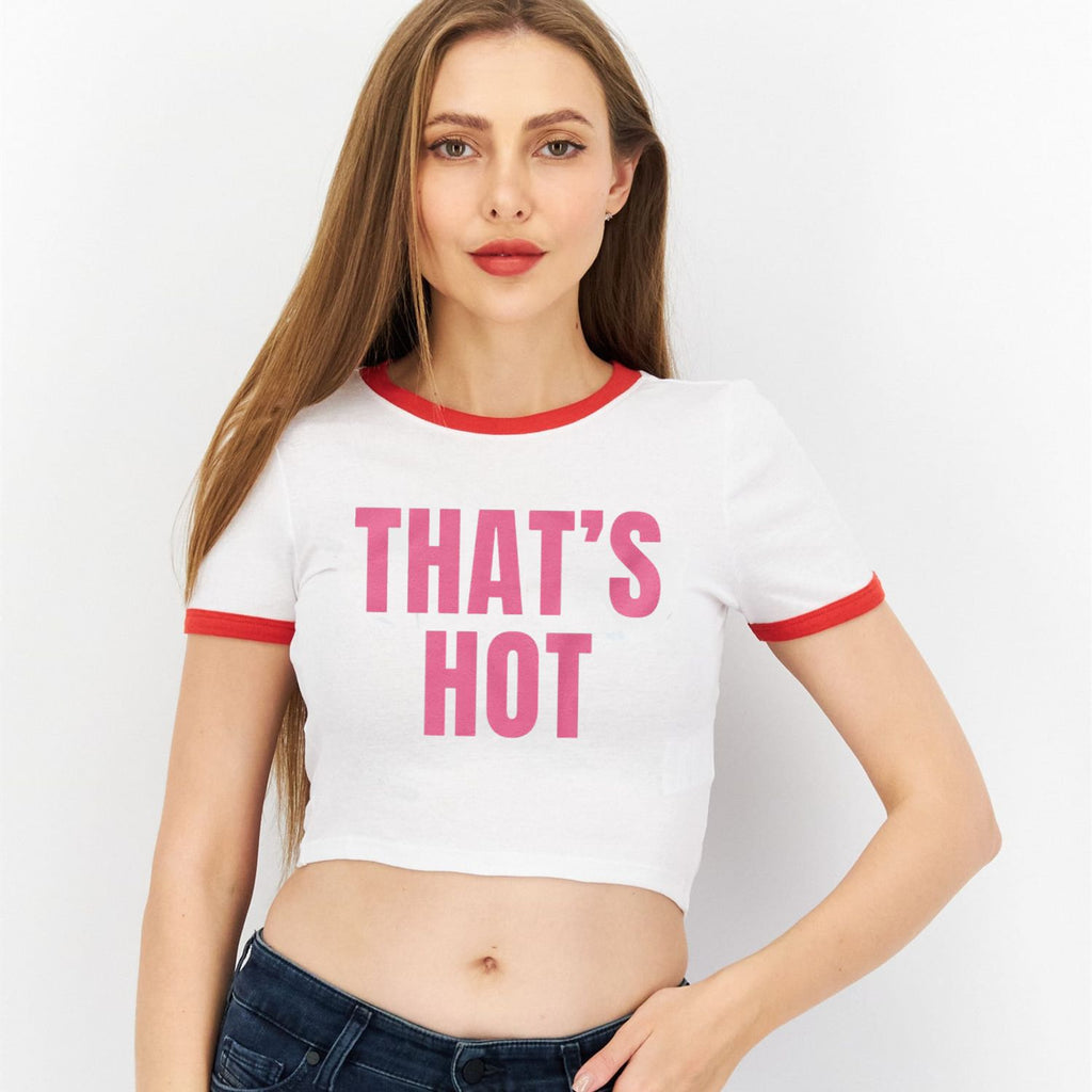 Women's Street Hipster That Short Slim Fit Short Sleeved T Shirt Women Spring Summer