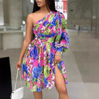 Bohemian Off-Shoulder Midi Dress