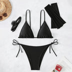 Four Solid Bikini Swimwear