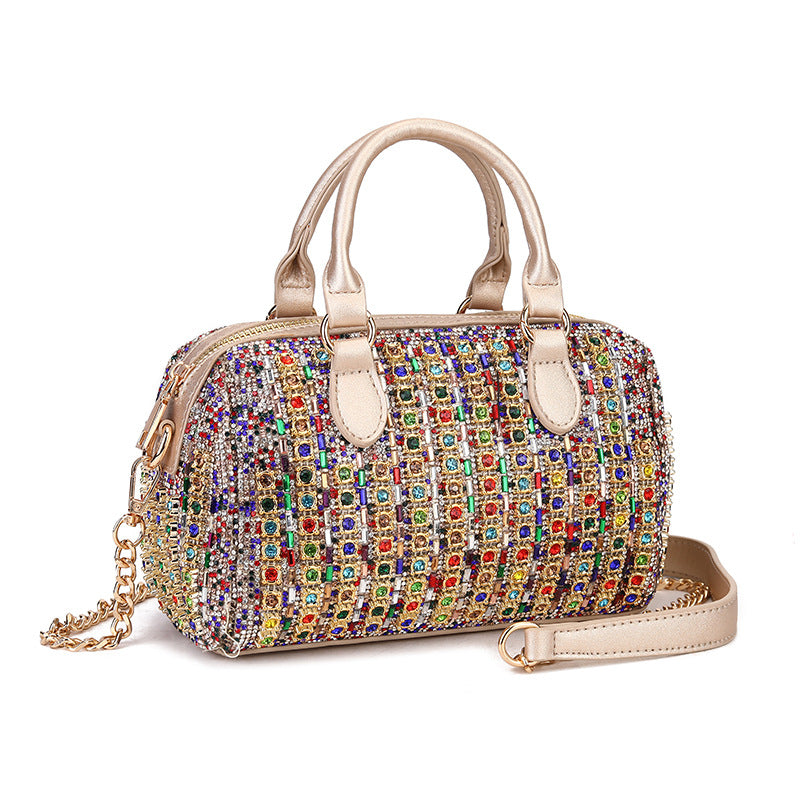 Women's Rhinestone Diamond Crossbody Bag