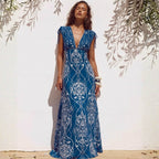 Ethnic Print One-piece Swimwear