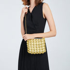 Women's Gold Chain Sequin Crossbody Bag