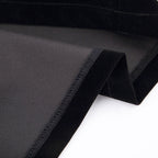 Autumn Winter Halloween Square Collar Black Long Pleuche Dress Hip