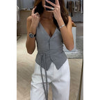 Women's Lace-Up Camisole Top