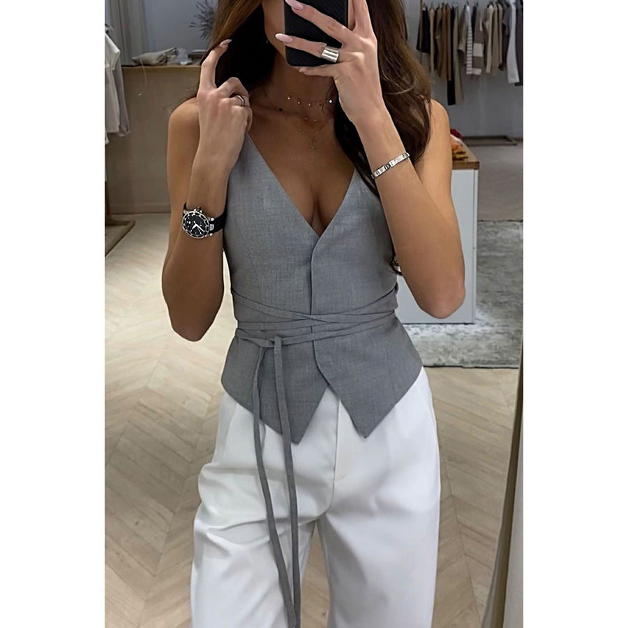 Women's Lace-Up Camisole Top